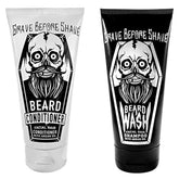 Grave Before Shave pack frontal mostrando diseño y beneficio de limpieza