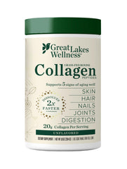 Great Lakes Gelatin envase frontal del colágeno mostrando marca y pureza