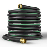 GreatBuddy front view showing full 100 ft hose and easy-carry benefits