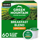 Green Mountain Coffee Roasters front packaging showing 60-count convenience