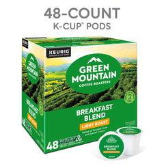 Green Mountain Coffee Roasters cápsula en mano lista para la cafetera, conveniencia rápida