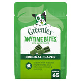 Greenies paquete frontal mostrando la marca y formato práctico