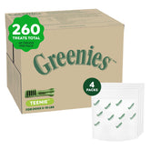 greenies front packaging 4pk showing value pack and benefits