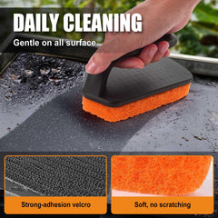 GRILLART pad no abrasivo detalle para limpieza sin rayones