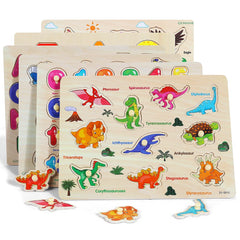 GR GRINNNIE niño jugando con puzzle, mejora coordinación y concentración