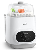GROWNsy front view showing compact washer and easy placement benefit
