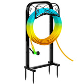 Gtongoko front view assembled hose holder providing neat hose storage