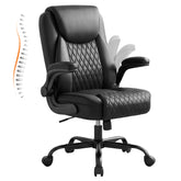GTPLAYER front view black chair showing ergonomic silhouette and professional look