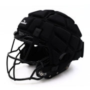 Guardian Cap vista frontal de la funda negra protege casco y reduce impactos