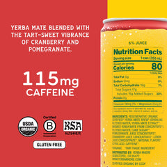 Guayaki close-up carbonation bubbles illustrating crisp, effervescent refreshment