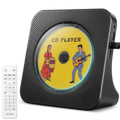 Gueray reproductor CD frontal mostrando bandeja y controles fáciles