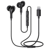 Guguearth front packaging showing earbuds and Lightning connector for easy setup