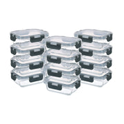 GULFLIN front view of full 24-piece set showing organized meal prep benefit
