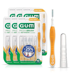 GUM embalaje frontal mostrando 10 unidades, fácil identificación y transporte