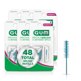 GUM envase frontal con recambios, muestra cantidad y facilidad de reposición