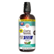 GuruNanda front bottle view showing CocoMint label and refill benefit