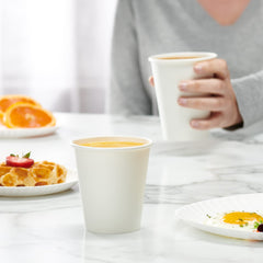 GUSTO vaso con tapa 90 mm compatible para evitar derrames