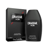 Guy Laroche Drakkar Noir frasco frontal negro, presencia elegante y masculina