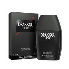 Guy Laroche Drakkar Noir frasco frontal muestra poder y presencia