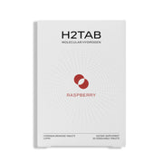 H2Tab front packaging showing tablet jar and brand clarity and convenience