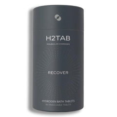 H2TAB envase frontal mostrando 60 tabletas y etiqueta clara para identificación rápida