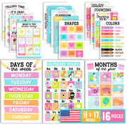 Hadley Designs póster abecedario frontal: ayuda al reconocimiento de letras