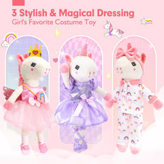 hahaland unicorn accessories detail demonstrating easy-to-use fasteners for independence