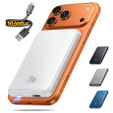 HAIARA front view of magnetic power bank showing sleek design and benefit of portability
