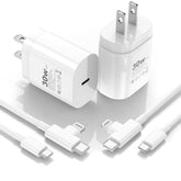 HALIHALL cargador 30W frontal mostrando diseño compacto y puerto USB‑C, carga rápida segura