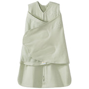HALO sleepsack front view in sage showing secure swaddle fit and clean design