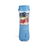 Hamilton Beach portable blender front view showing compact base and jar convenience