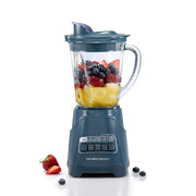 Hamilton Beach front view of blender showing compact design and reliability