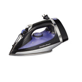 Hamilton Beach steam iron front view showing full profile and controls for easy use
