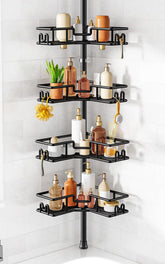 HAMITOR front view assembled showing four tiers and tidy storage benefit