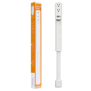 haodsso front plug showing two AC outlets and compact profile for more sockets