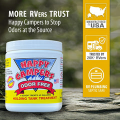 Happy Campers cuchara medidora con polvo para dosificación fácil