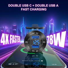 Hapytrip detalle de puertos PD y QC, rendimiento de carga rápida para dispositivos