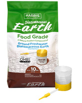 HARRIS front packaging 10 lb bag showing product and OMRI listing benefit