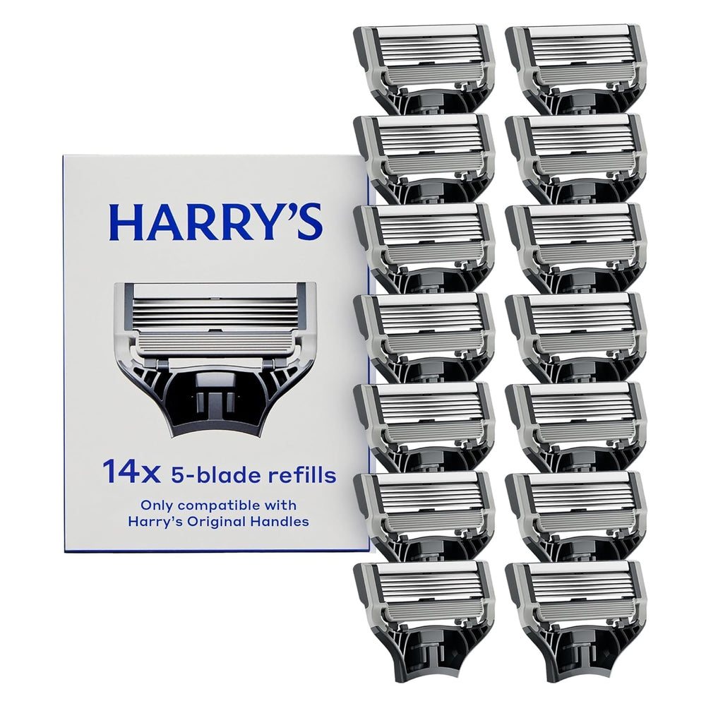 Harry's empaque frontal con 14 recambios, suministro prolongado