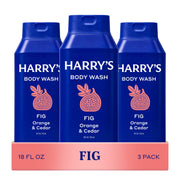 Harry's frasco frontal Fig mostrando diseño y volumen, práctico y elegante
