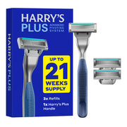 Harry's mango y recambios frontal mostrando durabilidad y estilo