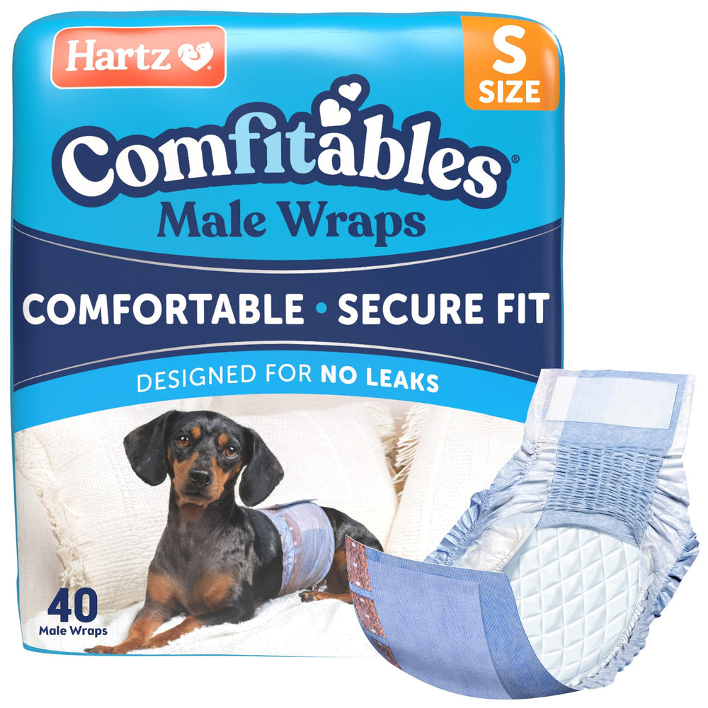 Hartz Comfitables embalaje frontal muestra 40 unidades y ventaja de conveniencia