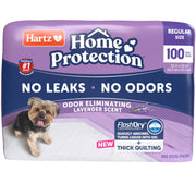 Hartz front packaging showing 100 count and lavender scent for convenience