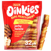 Hartz Oinkies front packaging showing 32-count pack and benefits