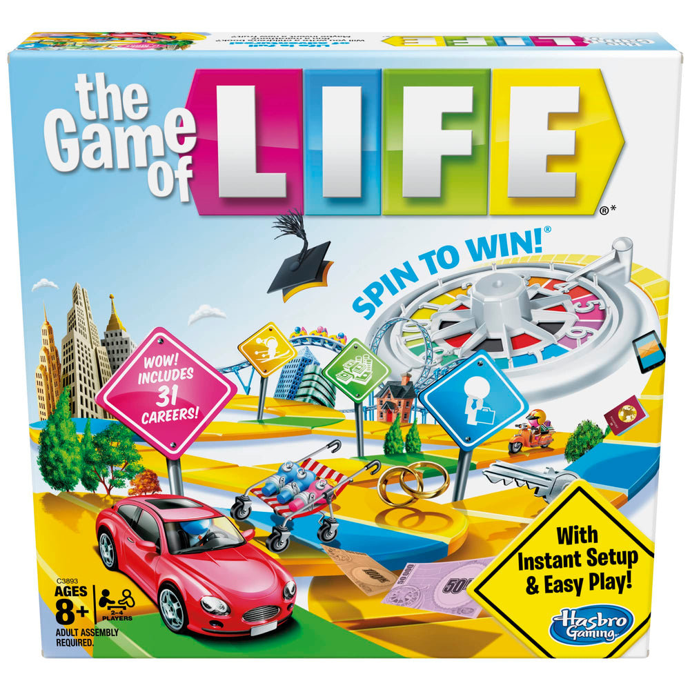 Hasbro Gaming front box showing game title and family appeal for easy shelf recognition