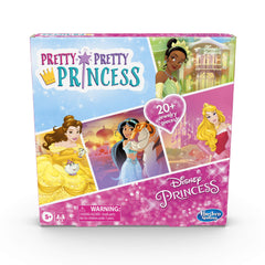 Hasbro Gaming caja delantera con arte de princesas Disney y atractivo visual