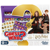 Hasbro Gaming frente del juego Guess Who? Harry Potter mostrando personajes principales y beneficio sorpresa