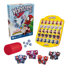 Hasbro Gaming dados con símbolos Thwip y Green Goblin fomentando emoción en cada tirada