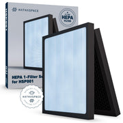 HATHASPACE HSP001 replacement filter front view showing design and fit