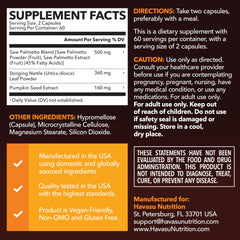 HAVASU NUTRITION cápsulas abiertas para ver textura y beneficio digestivo